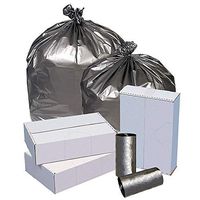 Highmark Linear Low Density Can Liners, 1.6-mil, 40-45 Gallons, 40" x 46", Silver, Box Of 50
