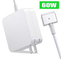 60W Charger Compatible for MacBook Air & MacBook Pro Charger Replacement Magsafe 2 Power Adapter for Mac Pro 13-inch（After Late 2012）