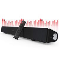 DBPOWER Soundbar for TV, 32 inch 2.1 Channel Wired and Wireless Bluetooth Optical Soundbar, Home Theater TV Speaker for TV/PC/Smartphone (Stereo Surround Sound, Remote Controlled & Wall-mountable)