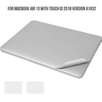 HRH Full Body Guard Stickers for MacBook Air 13" Newest 2018 Version(A1932), 3M Full-Cover Protector Vinyl Decal Skin
