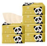 Gooldu Multi-Fold Organic Bamboo Toilet Paper, No Chemicals, Hypoallergenic for Sensitive Skin, Zero Trees Waste, All Natural Eco Friendly Bath Tissue (6 Pcs)