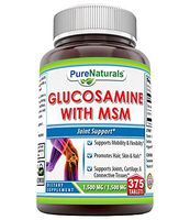 Pure Naturals Glucosamine with MSM 1500 Mg 375 Tablets