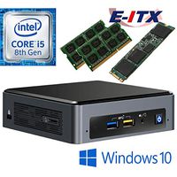 Intel NUC8I5BEK 8th Gen Core i5 System, 32GB Dual Channel DDR4, 960GB M.2 SSD, Win 10 Pro Installed & Configured by E-ITX