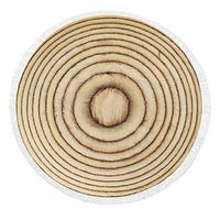 3D Tapestry,Muicook Neon 3D Color Printing Towel Circle Yoga Mat Large Round Beach Blanket With Tassel 60''(D)