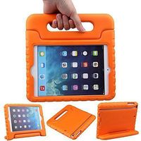 TREL iPad Mini Case, Shockproof Case Convertible Light Weight EVA Protection Cover with Handle Stand for Apple iPad Mini 3 / Mini 2 / Mini 1(Orange)