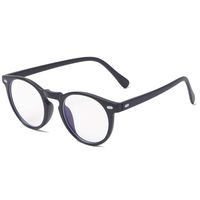 Vintage Round Eyeglasses Blue Light Blocking Glasses Anti Blue Ray Computer Game Glasses Stylish Clear Lens Frame Glasses