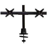 Ergotech Dual Horizontal LCD Monitor Direct Mount on 16-Inch Pole (100-G16-B02)