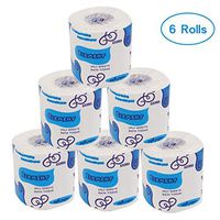 Ultra CleanCare Toilet Paper, 3-Ply Dissolvable Toilet Paper, Professional Soft Toilet Paper with Individually Wrapped Standard Rolls,Bulk Bath Tissue Replacement Comfort Paper Rolls (6 Rolls)