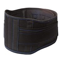 ZFF Lower Back Brace Self-Heating Support Belt for Men & Women Herniated Disc Pain Relief Magnetic Therapy Double Adjustment (Size : XL)