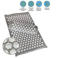 YITIAN Acupuncture Massage Pad Lotus Thorn Cushion Acupuncture Mat Pillow Back Neck Stress Relief Therapy Better Deeper Sleep