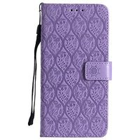 Huawei P20 Pro Case, Lomogo Leather Wallet Case with Kickstand Card Holder Shockproof Flip Case Cover for Huawei P20Pro - LOYYO24142 Purple