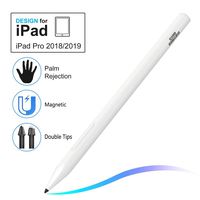 Stylus for iPad, KSW KINGDO Palm Rejection Rechargeable Stylus for iPad Pro (3rd Gen,11 Inch and 12.9 Inch), iPad (6th Gen,10.2-Inch), iPad Air (3rd Gen) and iPad Mini (5th Gen)