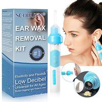Ear Wax Removal Kit, Ear Cleaner, Portable Automatic Electric Vacuum Ear Wax, Safe and Comfortable Ear Wax Removal, Soft Ear-Pick Clean Tools Set, Safe and Comfortable for Adults Kids