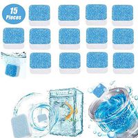 30 Pieces Cleaner Effervescent Tablet,Solid Washing Machine Cleaner,High Efficiency Decontamination Cleaning for Washing Machine Bath Room Kitchen