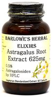 Astragalus Extract 0.5% Astragalosides by HPLC - 60 600mg VegiCaps - Stearate Free, Bottled in Glass! Free Shipping on Orders Over $49!