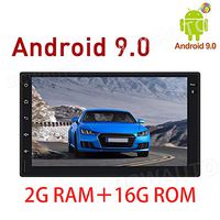 MCWAUTO Double DIN 2 DIN Android 9.0 Universal Radio Car Media Player 7 Inch Auto GPS Navigation with 4G WiFi Bluetooth Radio Rear Camera