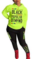 Womens Sexy 2 Piece Sports Outfit Set Shirt Bodycon Pants Joggers Clubwear Tracksuit Sportswear Set (XL, Hooded Green)