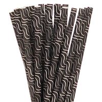 Black with White and Grey Waves Star (100)