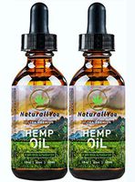 NaturallYou (2Pack - 4oz) Organic Hemp Oil for Pain Relief | 5000mg All Natural Pure Hemp Oil Extract for Sleep, Stress, Anxiety, Inflammation, Skin Health | USA Made | 2-Pack 60ml Each