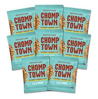 Chomptown | Coconut Caramel Nut | High-Protein Cookie | 13g Protein | Gluten-Free | Dairy-Free | Non-GMO | 2.75 oz (Pack of 8)