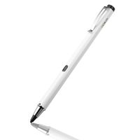 MEKO Stylus Pens Rubber Tip Rechargeable Active Stylus 1.9mm -Perfect for Drawing and Handwriting Only Compatible W/iOS and Andriod Touchscreen Cellphones, Tablets-(White)