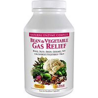 Andrew Lessman Bean & Vegetable Gas Relief 120 Capsules – Natural Enzyme Complex, Reduces Gas and Bloating from Beans, Cruciferous Vegetables, Fruits, Grains and Gas-Causing Foods, Gentle & Effective.