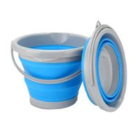 HJAZ Outdoor Folding Bucket, Silicone Portable Household Cleaning Bucket, Large Car Wash Bucket, Telescopic Fishing Bucket, Household Plastic Bucket Portable Storage Bucket Welcome to buy