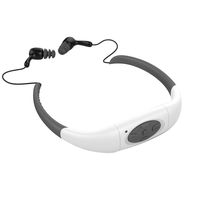 GDreamer Waterproof Mp3 Player Earphones 8GB Swimming Headset Under Water Music Player for Swimming,Surfing,Diving-WhiteG