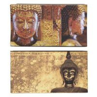 Decorative Matches, 2 Boxes, Gold Buddha