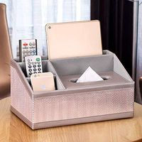 T-ZJHC Multi-Function Tissue Box Living Room Coffee Table Paper Remote Control Storage Box Creative Simple and Lovely, Pink Erotic