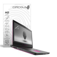 Celicious Vivid Invisible Glossy HD Screen Protector Film Compatible with Dell Alienware 17 r4 [Pack of 2]