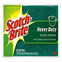 3M (455) Large Heavy Duty Scrub Sponge 455, 6.1 in x 3.5 in x .6 in