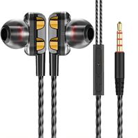 Diaper Wired 3.5mm Earphone Noise Cancelling Music Headset with Mic Headphones