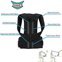 ZSZBACE Comfort Posture Corrector and Back Support Brace, Back Pain Relief for Men and Women / 100%-Cotton Liner (M)