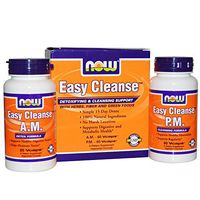 Now Foods, Easy Cleanse, 2 Bottles, 60 Vcaps Each - 2PC