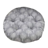 Meidexian888 Linen Seat Cushion,Blue Forest Chair Cushion Round Cotton Upholstery Soft Padded Cushion Pad Seat Cushion for Office Home Or Car (Multicolor, B)