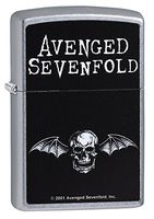 Zippo 29705 Avenged Sevenfold Street Chrome Lighter