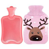 Soft Washable Rectangular Hot Water Bottle with Cover 2L - A17