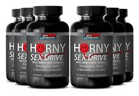 Horny Powder for Men - Horny Sex Drive - Sexual Performance and Endurance Enhancement with Natural Horny Sex Drive (6 Bottles 360 Tablets)