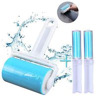 Lint Roller Version Lint Roller Resuable & Washable Lint Roller Pet Hair Remover Lint Roller Cleaner for Clothes for Lint, Clothes, Car Seats, Large/Small Size with with Cover with 1L+2s