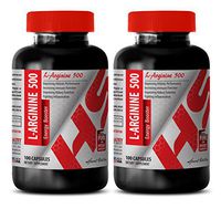 Testosterone Booster Testosterone Booster - L-ARGININE 500 - Arginine Vitamin - 2 Bottles 200 Capsules