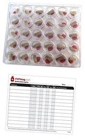 30 Day Monthly Pill Containers with Tray Organizer and Medication Log Pill Organizer