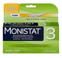 Monistat 3-Day Yeast Infection Treatment | Pre-Filled Cream Applicators