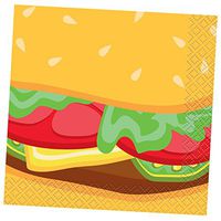 Unique Giant Burger Summer BBQ 2-PLY 10" Beverage Napkins, 16 CT