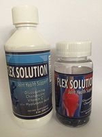 Kit Flex Solution Joint Health Support Liquid & Softgels Glucosamine Chondroitin MSM Vitamin C Plus Hyaluronic Acid
