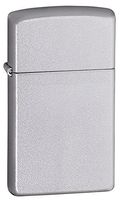 Zippo Slim Brushed Chrome Windproof Lighter - 1605