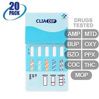 MiCare [20pk] - 9-Panel Urine Drug Test Card (AMP/BUP/BZO/COC/MOP/MTD/OXY/PPX/THC) #MI-WDOA-295