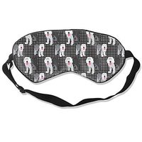 COLOMAKE Old English Sheep Dog Sleep Eye Mask for Men Women Sleeping Mask & Blindfold Block Out Light Soft Comfort Eye Shade Cover for Yoga Meditation