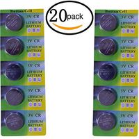 CR2032 Lithium 3V Coin Cell Battery CR 2032 Batteries 3 Volt Button Cell Lithium 210mAh for Toys Calculators Watches Used in Most Electronic Devices (20 Pack)