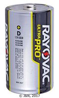 800-03005 - J&N, Alkaline Battery, 1.5V, Group/Size D - Pack of 6